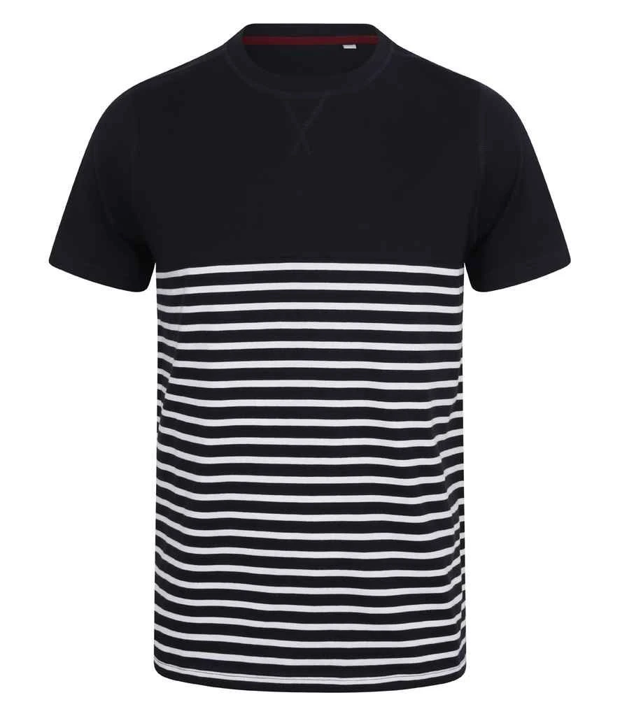 Front Row Unisex Breton Striped T Shirt 3 Front Row Unisex Breton Striped T Shirt - Image 3