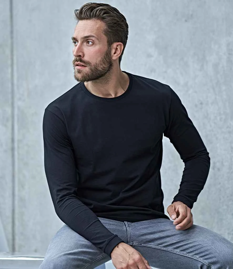 Tee Jays Mens Long Sleeve Fashion Sof-Tee 4 Tee Jays Mens Long Sleeve Fashion Sof-Tee - Image 4