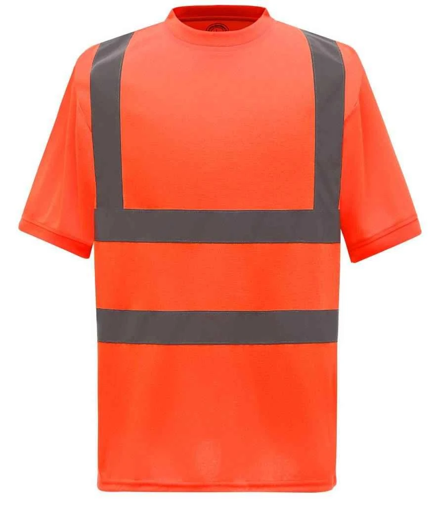 Yoko Hi-Vis Short Sleeve T-Shirt 2 Yoko Hi-Vis Short Sleeve T-Shirt - Image 2