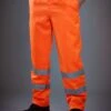 Yoko Hi-Vis Polycotton Work Trouser (Reg)