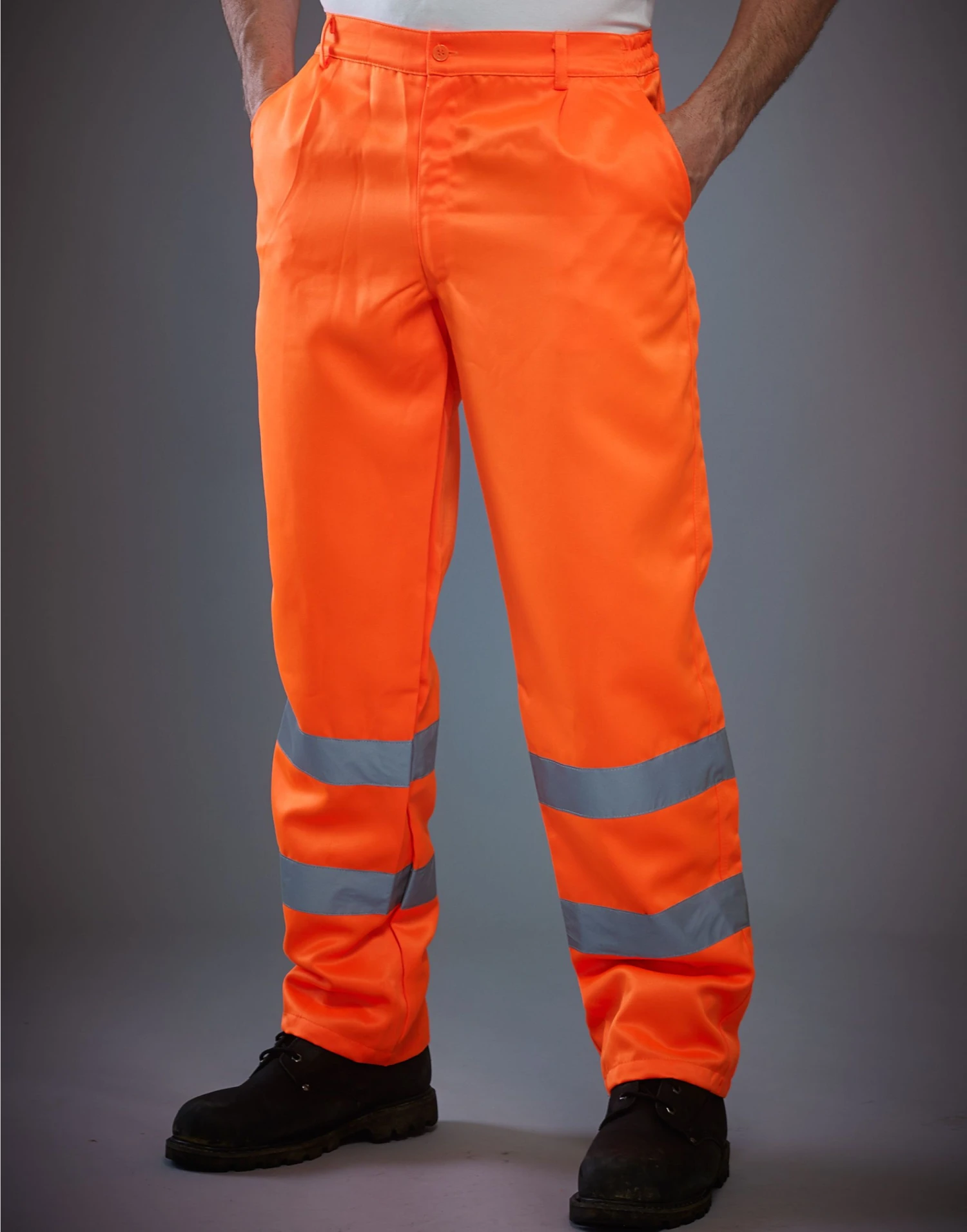 Yoko Hi-Vis Polycotton Work Trouser (Reg) 1 Yoko Hi-Vis Polycotton Work Trouser (Reg)