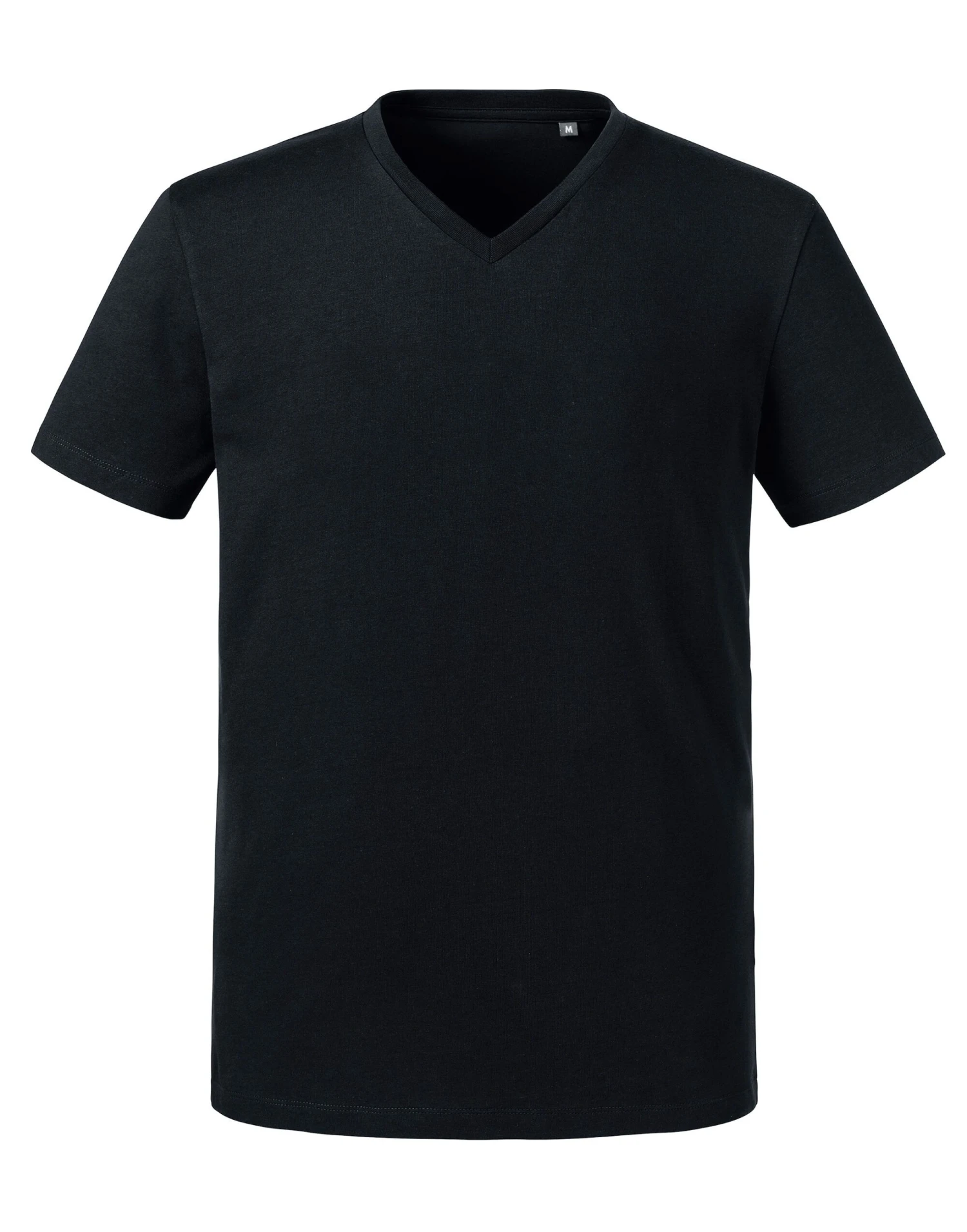 Russell Pure Organic Mens V-Neck T 2 Russell Pure Organic Mens V-Neck T - Image 2