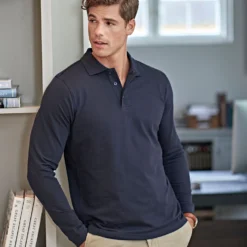 Tee Jays Mens Luxury Long Sleeve Stretch Polo -Sol's Clothing Store c801c6a33d6814f18906c041e176a2ec7672e918fbe9f233eee322a01c1d2f78