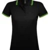 SOL'S Sols Ladies Pasadena Tipped Cotton Piqué Polo Shirt
