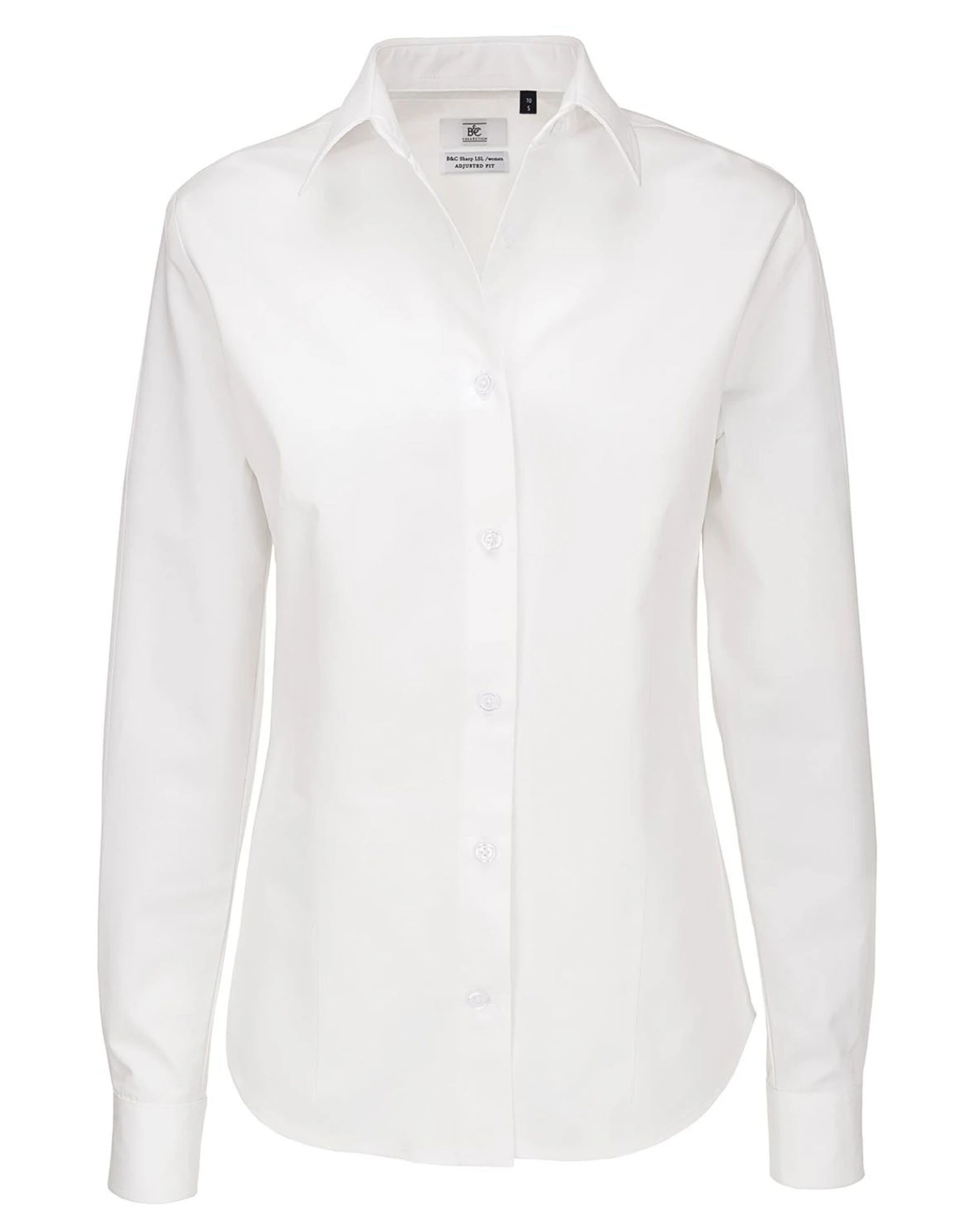 B&C Womens Sharp Twill Long Sleeve Shirt 3 B&C Womens Sharp Twill Long Sleeve Shirt - Image 3