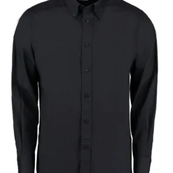 Kustom Kit Tailored Fit Long Sleeve City Shirt