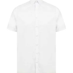 Henbury Modern Short Sleeve Slim Fit Oxford Shirt -Sol's Clothing Store ccab5839fe98df26f67bec25e7f1dad8276f466c87cf63fb9308ae0dac2c7db4