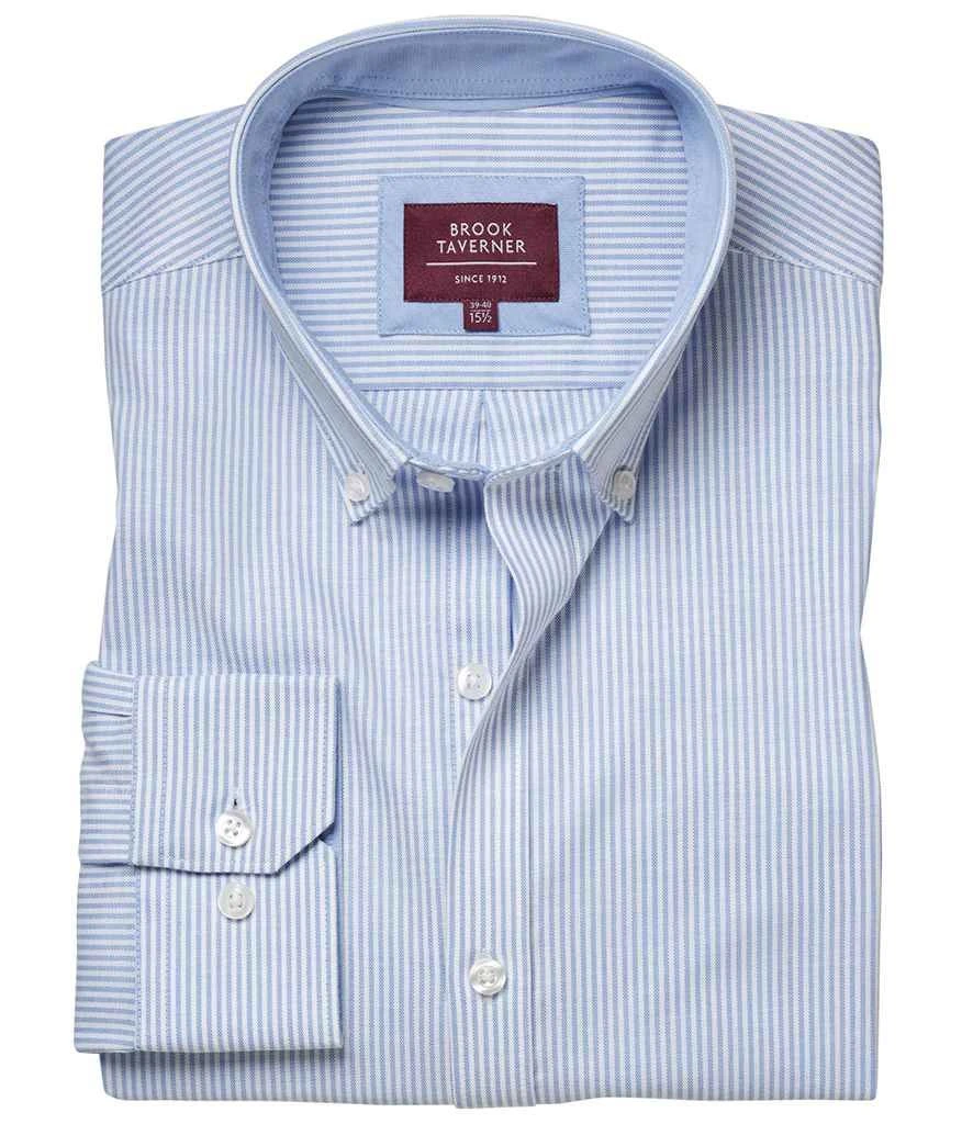 Brook Taverner Lawrence Long Shirt Stretch Oxford Shirt 3 Brook Taverner Lawrence Long Shirt Stretch Oxford Shirt - Image 3