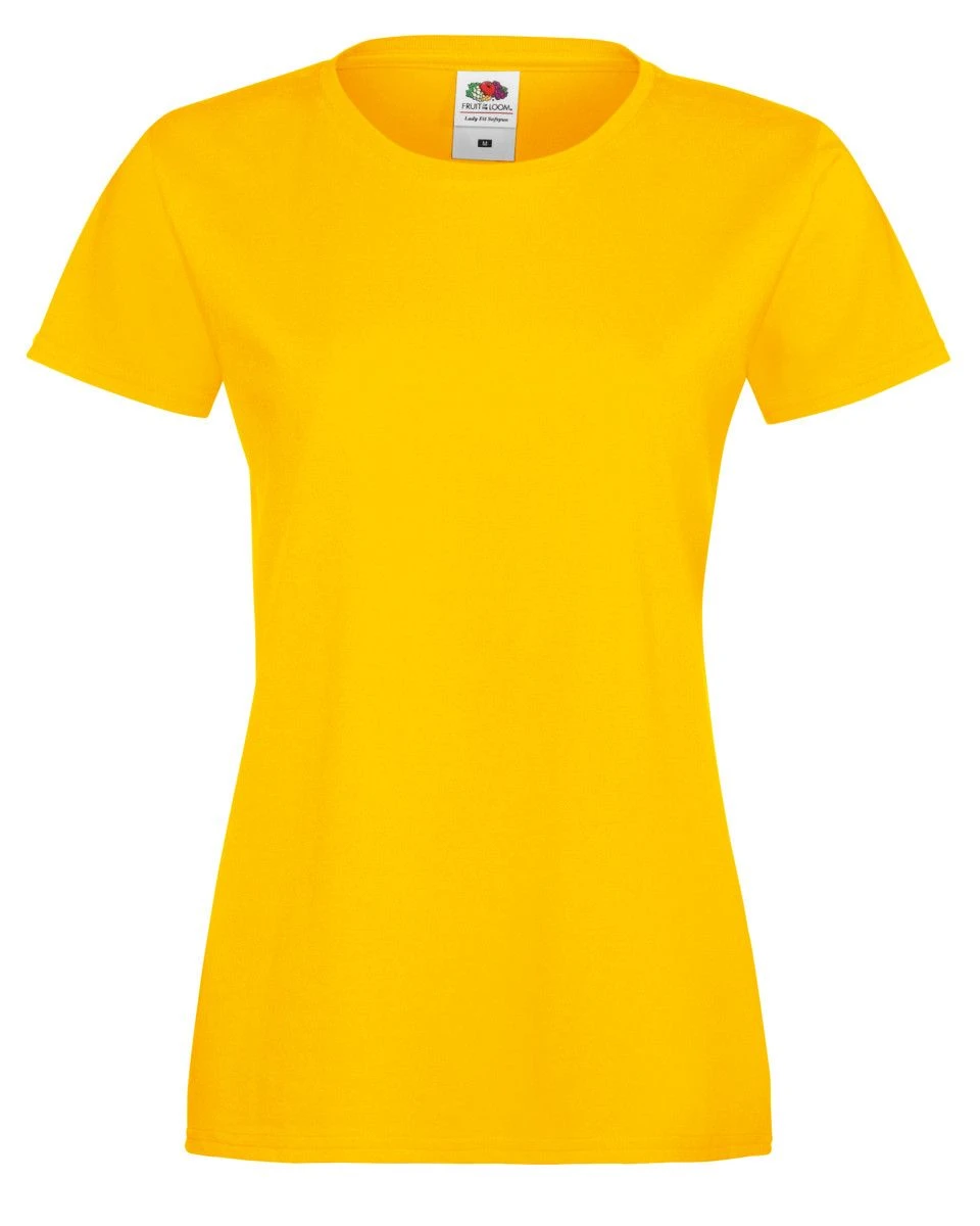 Fruit Of The Loom Lady-Fit Sofspun® T-Shirt 2 Fruit Of The Loom Lady-Fit Sofspun® T-Shirt - Image 2