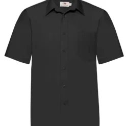 Fruit Of The Loom Mens Short Sleeve Poplin Shirt