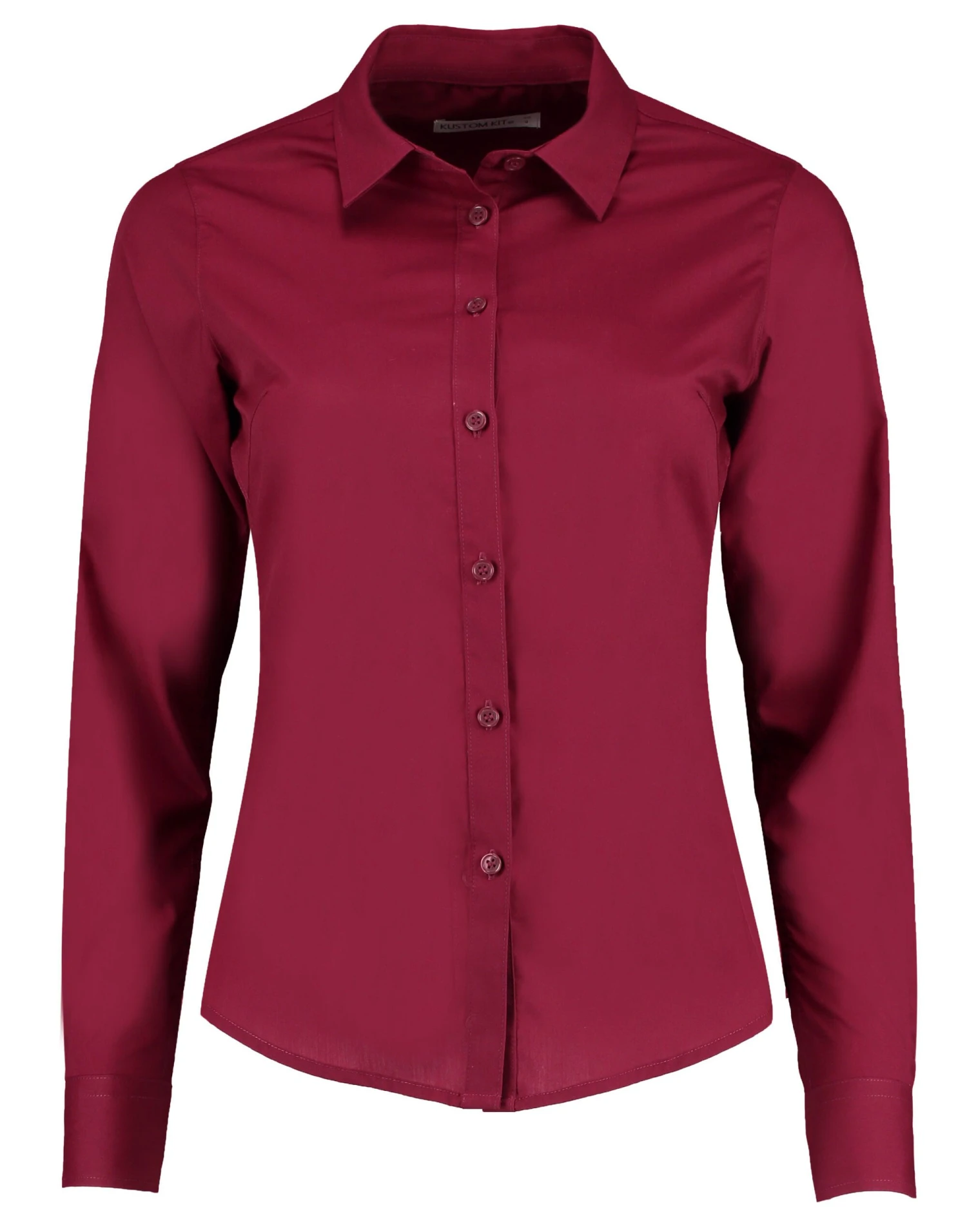 Kustom Kit Tailored Long Sleeve Poplin Shirt 12 Kustom Kit Tailored Long Sleeve Poplin Shirt - Image 12