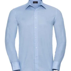 Russell Collection Mens Long Sleeve Tailored Oxford Shirt -Sol's Clothing Store d680f03d4ccf3fbd8f596396f5b4869ddec8dfa7c91b3e286b239733866fb07d