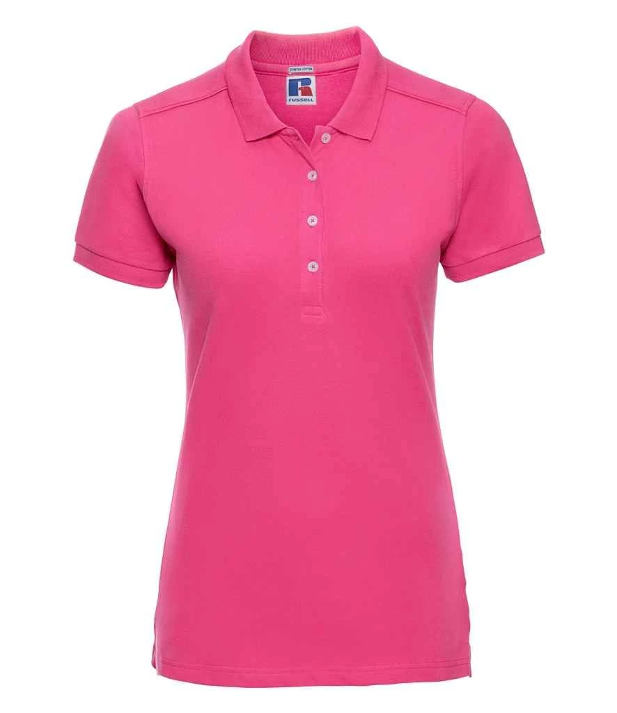 Russell Ladies' Fitted Stretch Polo 1 Russell Ladies' Fitted Stretch Polo