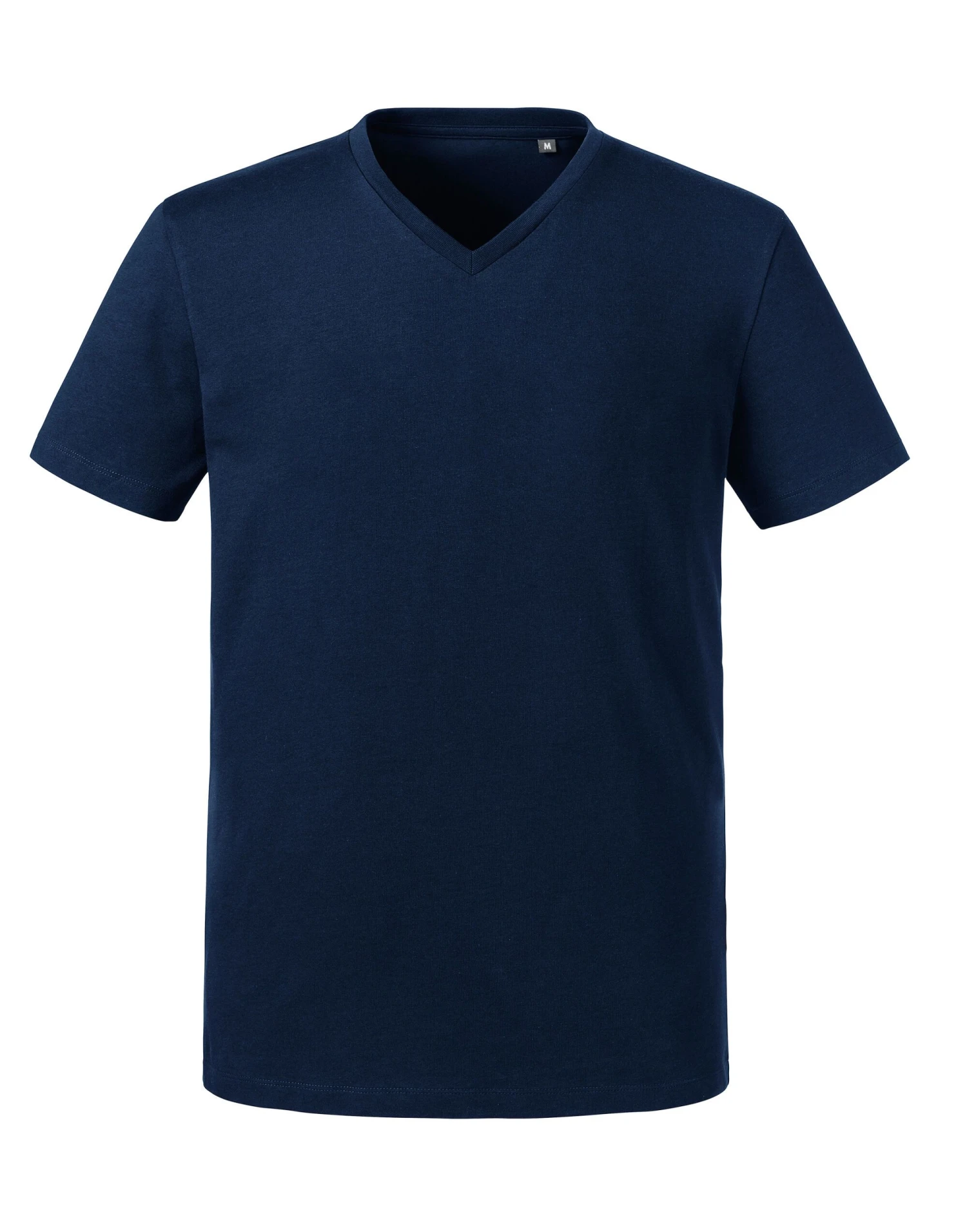 Russell Pure Organic Mens V-Neck T 1 Russell Pure Organic Mens V-Neck T