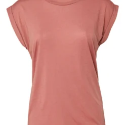 Bella+Canvas Womens Flowy Muscle Tee With Rolled Cuff -Sol's Clothing Store d91580253e39be59d3a249c0afd985fb20c005c05972ce247d0eb62e3fc15e06