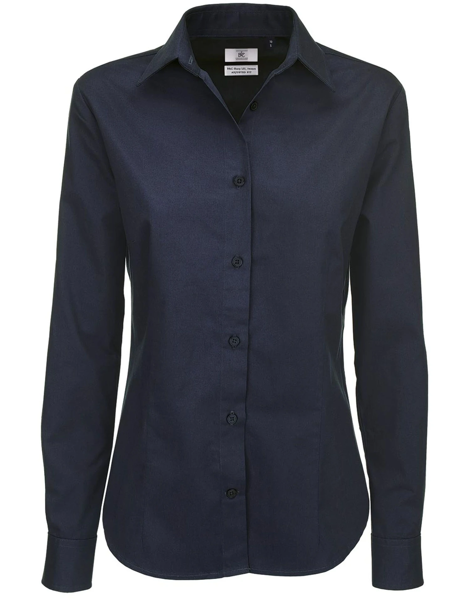 B&C Womens Sharp Twill Long Sleeve Shirt 5 B&C Womens Sharp Twill Long Sleeve Shirt - Image 5