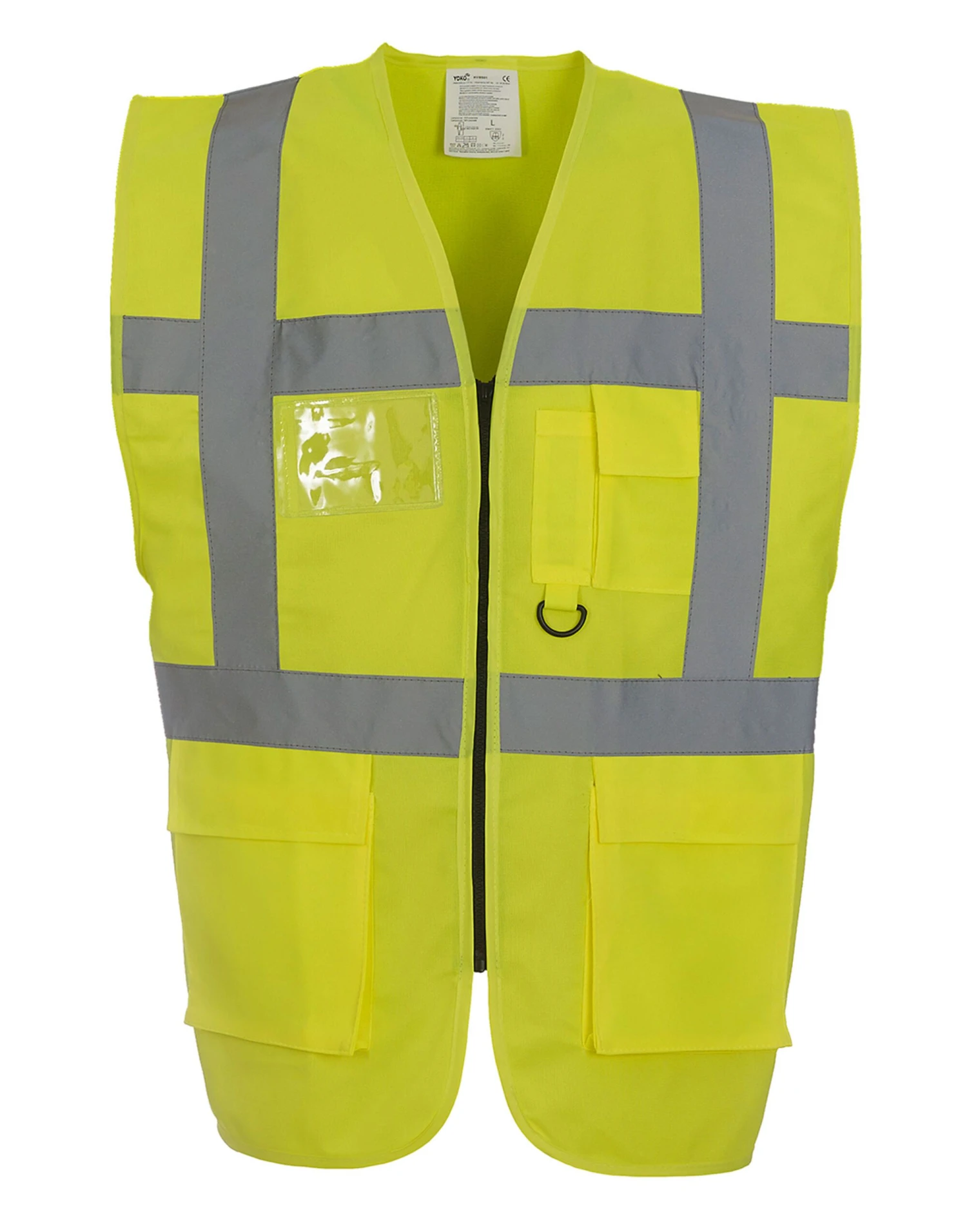 Yoko Hi-Vis Executive Waistcoat 2 Yoko Hi-Vis Executive Waistcoat - Image 2