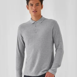 B&C ID.001 Mens Long Sleeve Polo -Sol's Clothing Store de27eafd350b2f302e5371832f9aa86bef151971aacb42a7ceeaaea8c788d89e