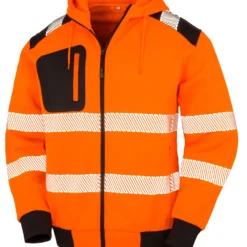 Result Genuine Recycled Recycled Zipped Safety Hoody