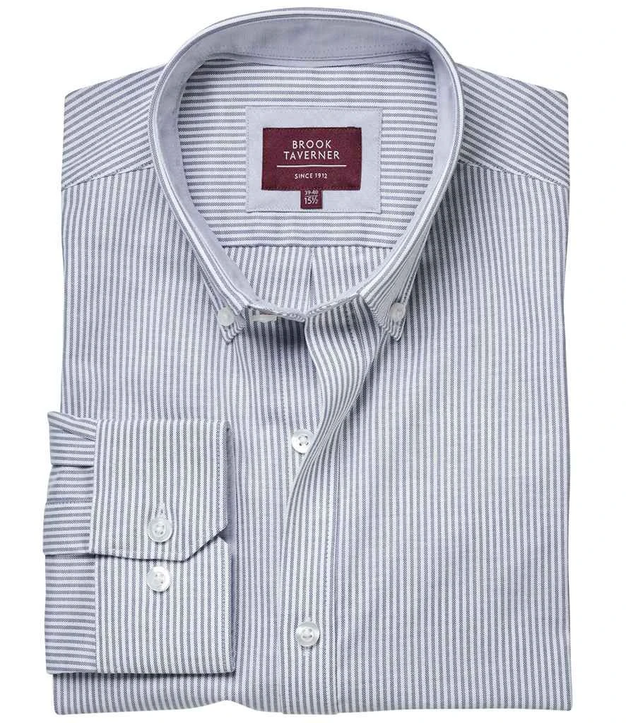 Brook Taverner Lawrence Long Shirt Stretch Oxford Shirt 4 Brook Taverner Lawrence Long Shirt Stretch Oxford Shirt - Image 4