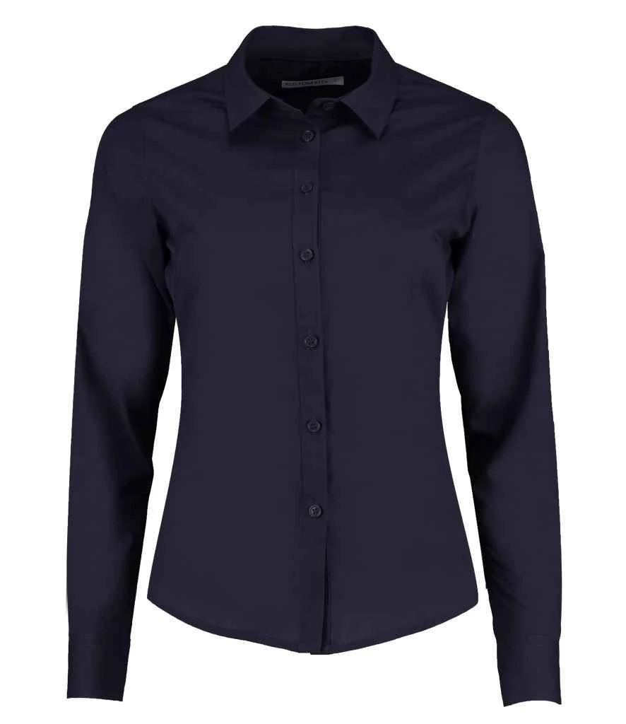 Kustom Kit Tailored Long Sleeve Poplin Shirt 14 Kustom Kit Tailored Long Sleeve Poplin Shirt - Image 14