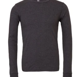 Bella+Canvas Unisex Heather CVC Jersey Long Sleeve Tee