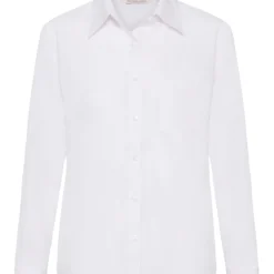 Fruit Of The Loom Ladies' Long Sleeve Poplin Shirt -Sol's Clothing Store ec8373f56fad1d9f5ba2ca661b331195cc45828f265622017bb115955d85d0f6