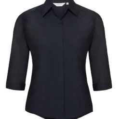 Russell Collection Ladies' 3/4 Sleeve Fitted Polycotton Poplin Shirt -Sol's Clothing Store edb1d0e599289543b8824ca340915a65d9e390b7cf053ad47f3156f3384ec03b