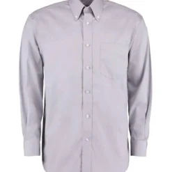 Kustom Kit Classic Fit Long Sleeve Premium Oxford Shirt