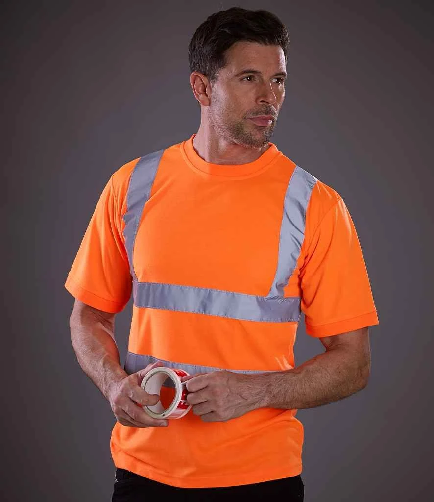 Yoko Hi-Vis Short Sleeve T-Shirt 4 Yoko Hi-Vis Short Sleeve T-Shirt - Image 4