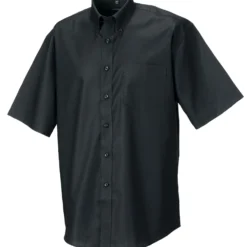 Russell Collection Mens Short Sleeve Classic Oxford Shirt -Sol's Clothing Store f14186f88f76f41852e655167cd9bad51a759a798d4865e322999806986c2312