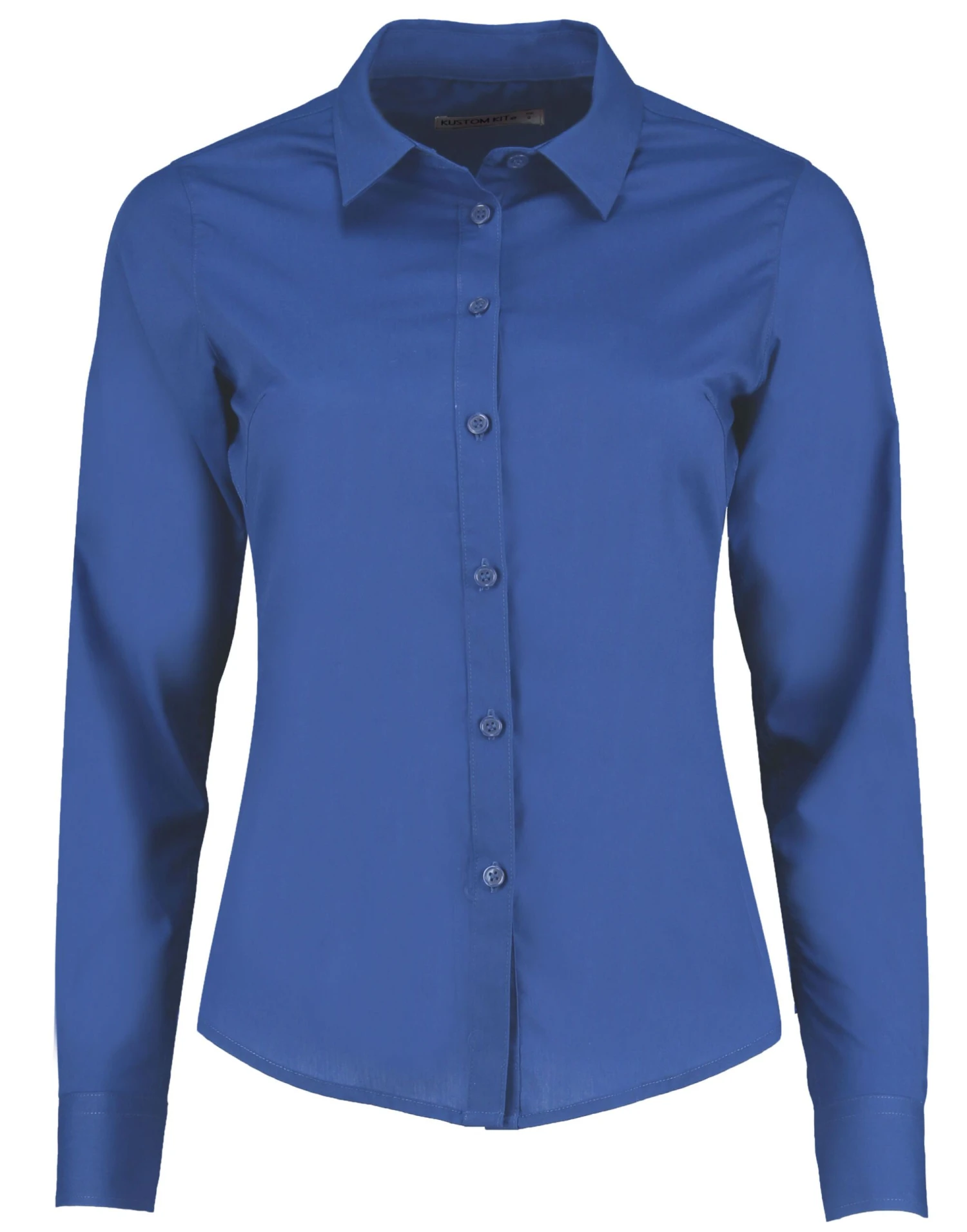 Kustom Kit Tailored Long Sleeve Poplin Shirt 7 Kustom Kit Tailored Long Sleeve Poplin Shirt - Image 7