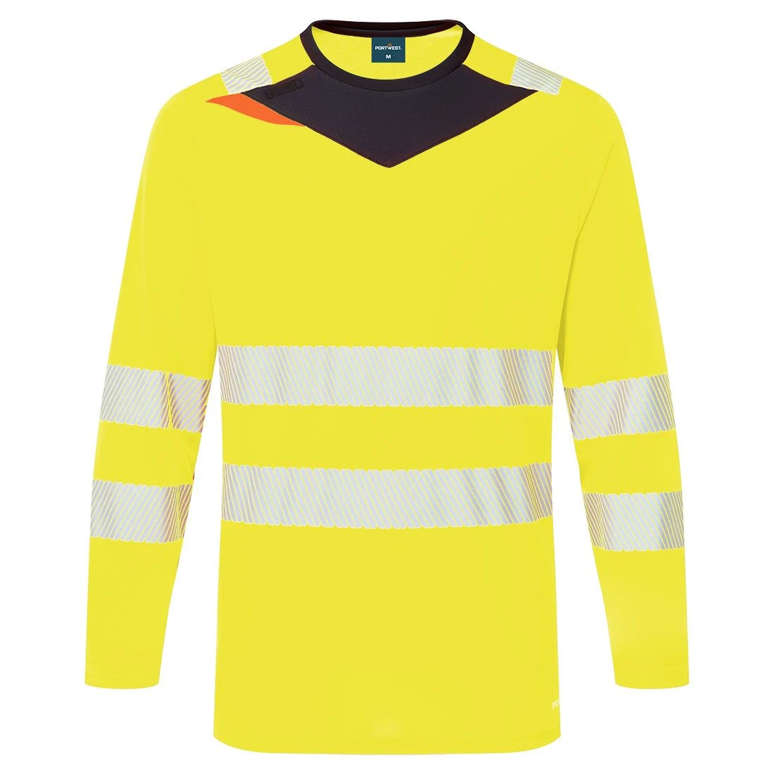 Portwest DX4 Hi-Vis T-Shirt L/S 2 Portwest DX4 Hi-Vis T-Shirt L/S - Image 2