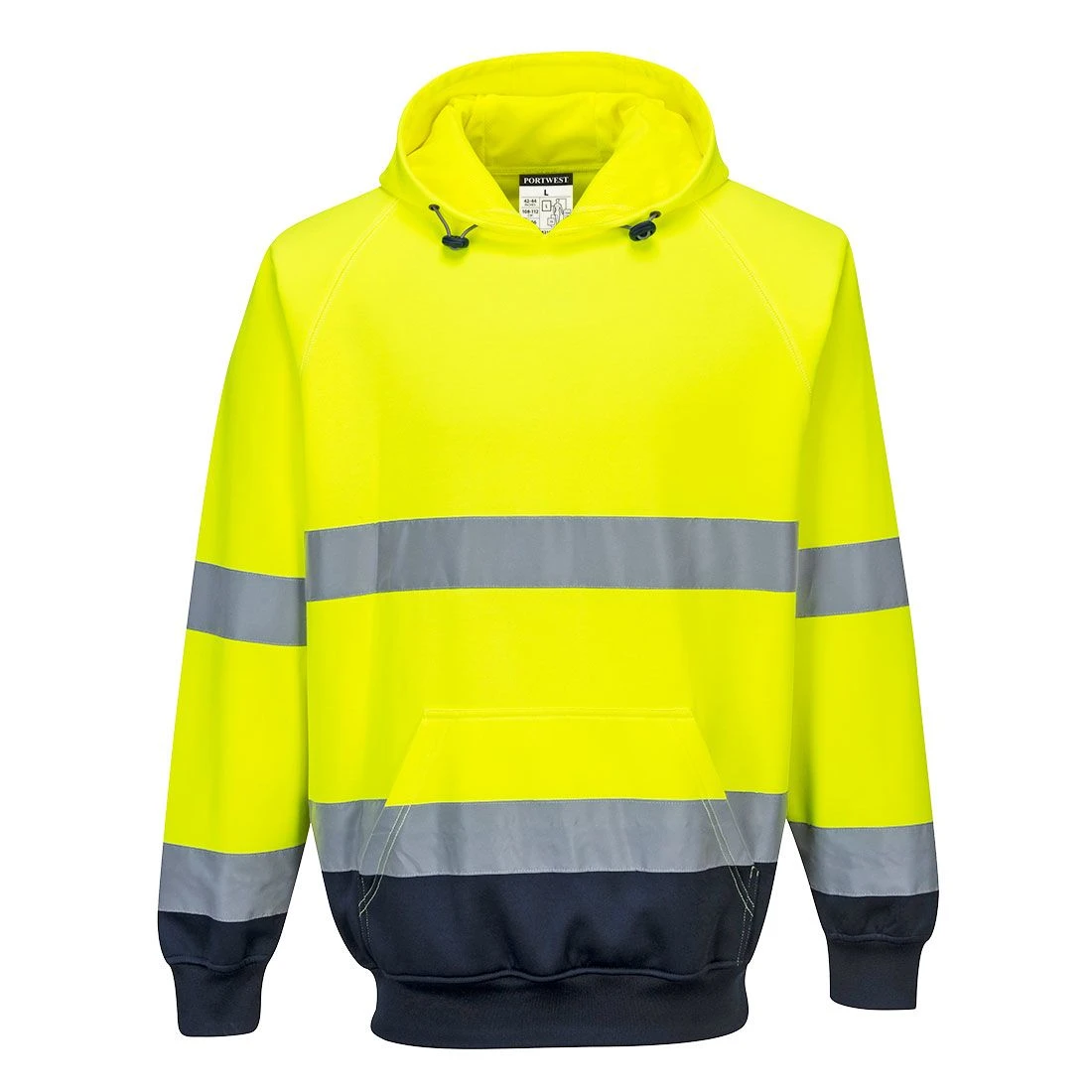 Portwest Hi-Vis Contrast Hoodie 2 Portwest Hi-Vis Contrast Hoodie - Image 2